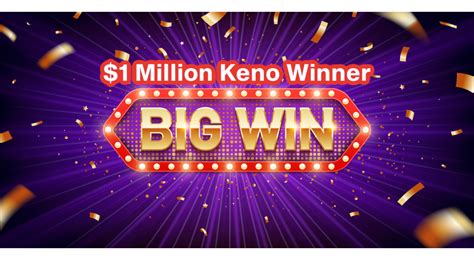 First $1 Million Prize In Keno Lottery Game History Claimed By Wester.